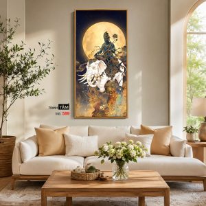 Alternative view of Phổ Hiền Bồ Tát | Tranh hộp đèn cao cấp | Mã tranh 589 | Tranh TÂM