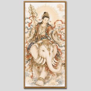 Phổ Hiền Bồ Tát | Tranh hộp đèn cao cấp | Mã tranh 590 | Tranh TÂM