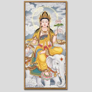 Phổ Hiền Bồ Tát | Tranh hộp đèn cao cấp | Mã tranh 594 | Tranh TÂM