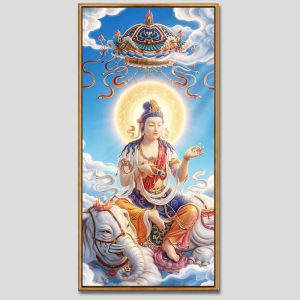 Phổ Hiền Bồ Tát | Tranh hộp đèn cao cấp | Mã tranh 598 | Tranh TÂM