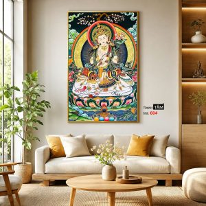 Phổ Hiền Bồ Tát | Tranh hộp đèn cao cấp | Mã tranh 604 | Tranh TÂM - Ảnh 3