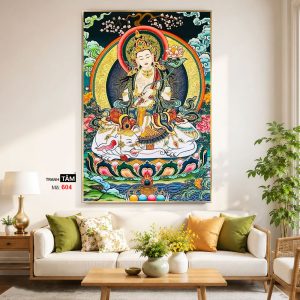Alternative view of Phổ Hiền Bồ Tát | Tranh hộp đèn cao cấp | Mã tranh 604 | Tranh TÂM