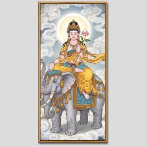 Phổ Hiền Bồ Tát | Tranh hộp đèn cao cấp | Mã tranh 606 | Tranh TÂM