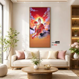 Phổ Hiền Bồ Tát | Tranh hộp đèn cao cấp | Mã tranh 612 | Tranh TÂM - Ảnh 3