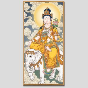 Phổ Hiền Bồ Tát | Tranh hộp đèn cao cấp | Mã tranh 617 | Tranh TÂM