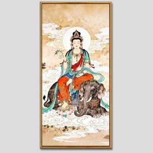 Phổ Hiền Bồ Tát | Tranh hộp đèn cao cấp | Mã tranh 619 | Tranh TÂM