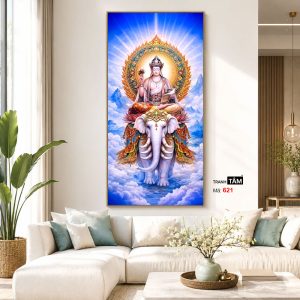 Phổ Hiền Bồ Tát | Tranh hộp đèn cao cấp | Mã tranh 621 | Tranh TÂM - Ảnh 5