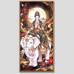 Phổ Hiền Bồ Tát | Tranh hộp đèn cao cấp | Mã tranh 625 | Tranh TÂM
