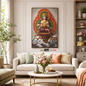 Phổ Hiền Bồ Tát | Tranh hộp đèn cao cấp | Mã tranh 626 | Tranh TÂM - Ảnh 5