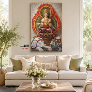 Phổ Hiền Bồ Tát | Tranh hộp đèn cao cấp | Mã tranh 626 | Tranh TÂM - Ảnh 4