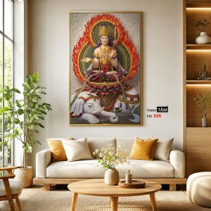 Phổ Hiền Bồ Tát | Tranh hộp đèn cao cấp | Mã tranh 626 | Tranh TÂM - Ảnh 3