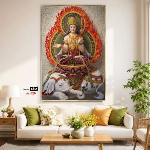 Alternative view of Phổ Hiền Bồ Tát | Tranh hộp đèn cao cấp | Mã tranh 626 | Tranh TÂM