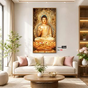 Phật A Di Đà | Tranh hộp đèn cao cấp | Mã tranh 63 | [tranhtam.com] - Ảnh 5