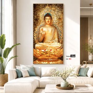 Alternative view of Phật A Di Đà | Tranh hộp đèn cao cấp | Mã tranh 63 | [tranhtam.com]