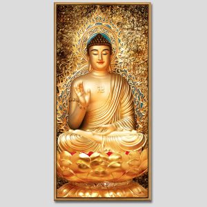 Phật A Di Đà | Tranh hộp đèn cao cấp | Mã tranh 63 | [tranhtam.com]
