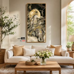 Alternative view of Phổ Hiền Bồ Tát | Tranh hộp đèn cao cấp | Mã tranh 630 | Tranh TÂM