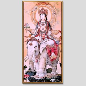 Phổ Hiền Bồ Tát | Tranh hộp đèn cao cấp | Mã tranh 631 | Tranh TÂM