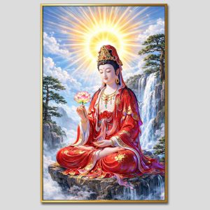 Quán Thế Âm Bồ Tát | Tranh hộp đèn cao cấp | Mã tranh 639 | Tranh TÂM