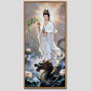 Quán Thế Âm Bồ Tát | Tranh hộp đèn cao cấp | Mã tranh 643 | Tranh TÂM