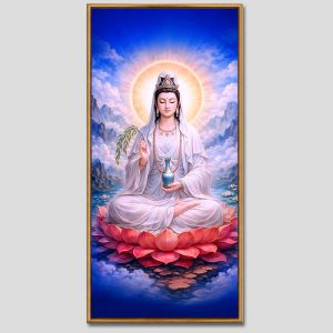 Quán Thế Âm Bồ Tát | Tranh hộp đèn cao cấp | Mã tranh 648 | Tranh TÂM