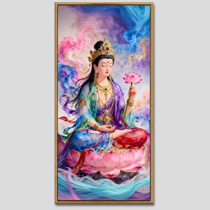 Quán Thế Âm Bồ Tát | Tranh hộp đèn cao cấp | Mã tranh 649 | Tranh TÂM