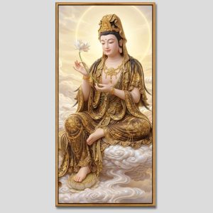 Quán Thế Âm Bồ Tát | Tranh hộp đèn cao cấp | Mã tranh 657 | Tranh TÂM