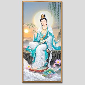 Quán Thế Âm Bồ Tát | Tranh hộp đèn cao cấp | Mã tranh 668 | Tranh TÂM