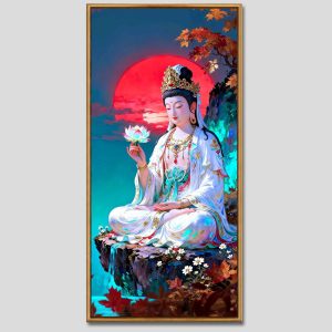 Quán Thế Âm Bồ Tát | Tranh hộp đèn cao cấp | Mã tranh 685 | Tranh TÂM