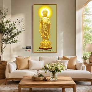 Phật A Di Đà | Tranh hộp đèn cao cấp | Mã tranh 71 | [tranhtam.com] - Ảnh 4