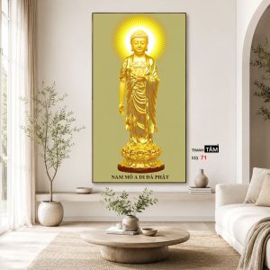 Phật A Di Đà | Tranh hộp đèn cao cấp | Mã tranh 71 | [tranhtam.com] - Ảnh 3