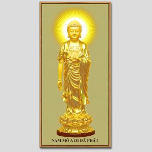 Phật A Di Đà | Tranh hộp đèn cao cấp | Mã tranh 71 | [tranhtam.com]