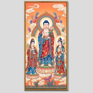 Tây Phương Tam Thánh | Tranh hộp đèn cao cấp | Mã tranh 712 | Tranh TÂM
