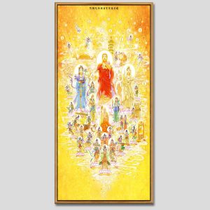 Tây phương tiếp dẫn | Tranh hộp đèn cao cấp | Mã tranh 743 | Tranh TÂM