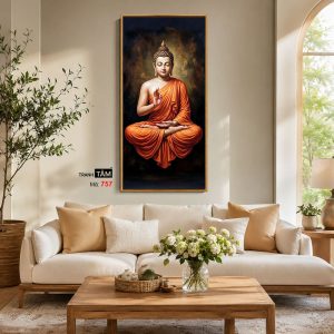 Alternative view of Phật Thích Ca Mâu Ni | Tranh hộp đèn cao cấp | Mã tranh 757 | Tranh TÂM