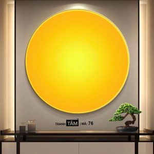 Tranh hào quang đặt sau tượng Phật | Tranh hộp đèn cao cấp | Mã tranh 76 | Tranh TÂM - Ảnh 4