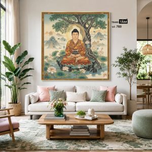 Phật Thích Ca Mâu Ni | Tranh hộp đèn cao cấp | Mã tranh 760 | Tranh TÂM - Ảnh 4