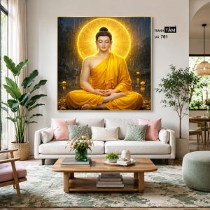 Phật Thích Ca Mâu Ni | Tranh hộp đèn cao cấp | Mã tranh 761 | Tranh TÂM - Ảnh 3
