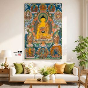 Phật Thích Ca Mâu Ni | Tranh hộp đèn cao cấp | Mã tranh 762 | Tranh TÂM - Ảnh 4
