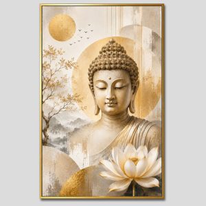 Phật Thích Ca Mâu Ni | Tranh hộp đèn cao cấp | Mã tranh 765 | Tranh TÂM