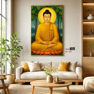 Phật Thích Ca Mâu Ni | Tranh hộp đèn cao cấp | Mã tranh 767 | Tranh TÂM - Ảnh 3