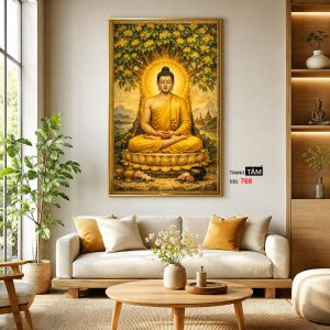 Phật Thích Ca Mâu Ni | Tranh hộp đèn cao cấp | Mã tranh 768 | Tranh TÂM - Ảnh 3