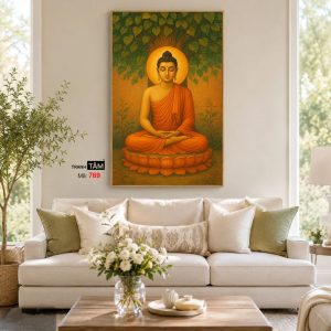 Phật Thích Ca Mâu Ni | Tranh hộp đèn cao cấp | Mã tranh 769 | Tranh TÂM - Ảnh 4