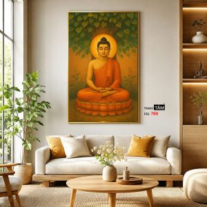 Phật Thích Ca Mâu Ni | Tranh hộp đèn cao cấp | Mã tranh 769 | Tranh TÂM - Ảnh 3