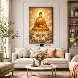 Phật Thích Ca Mâu Ni | Tranh hộp đèn cao cấp | Mã tranh 772 | Tranh TÂM - Ảnh 5