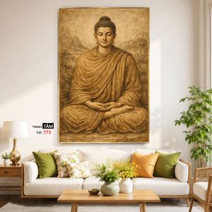 Alternative view of Phật Thích Ca Mâu Ni | Tranh hộp đèn cao cấp | Mã tranh 773 | Tranh TÂM