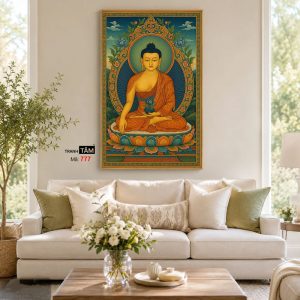 Phật Thích Ca Mâu Ni | Tranh hộp đèn cao cấp | Mã tranh 777  | Tranh TÂM - Ảnh 4