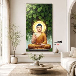 Phật Thích Ca Mâu Ni | Tranh hộp đèn cao cấp | Mã tranh 780 | Tranh TÂM - Ảnh 4