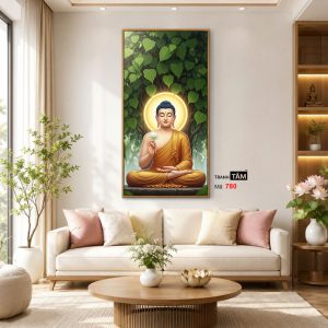 Phật Thích Ca Mâu Ni | Tranh hộp đèn cao cấp | Mã tranh 780 | Tranh TÂM - Ảnh 3