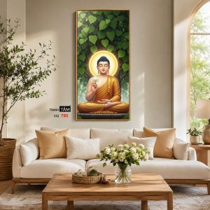 Alternative view of Phật Thích Ca Mâu Ni | Tranh hộp đèn cao cấp | Mã tranh 780 | Tranh TÂM