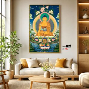 Phật Thích Ca Mâu Ni | Tranh hộp đèn cao cấp | Mã tranh 782 | Tranh TÂM - Ảnh 3